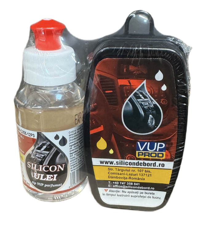 Ulei siliconic pentru bord capacitate 100ML cu burete